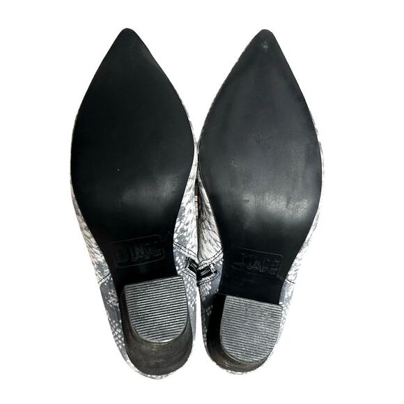 Dingo Women’s Calico Snakeskin Leather Western Style Boots Black/Gray Size 9M - Picture 8 of 8